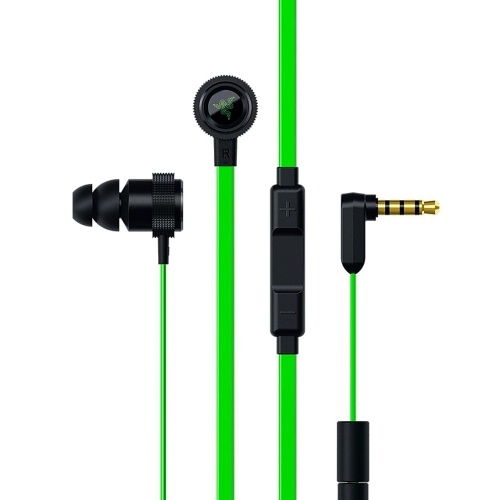 

Razer Hammerhead Pro V2 In-Ear Earphones 1.3m Wired Headset with Mic 3.5mm Plug/Noise Reduction/HD Voice/Deep Bass/Three-button Control Headphones Compatible with Phone/Laptop/iPad