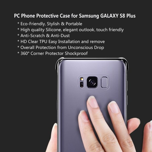 

PC Phone Protective Case for Samsung GALAXY S8 Plus Cover 6.2 Inches Eco-friendly Stylish Portable Anti-scratch Anti-dust Durable