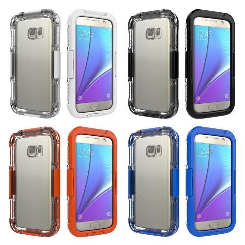 

Waterproof Shockproof Dirt Snow Proof Cover Case for Samsung GALAXY S7 Unique Design Waterproof Breathable Film High Transparenc