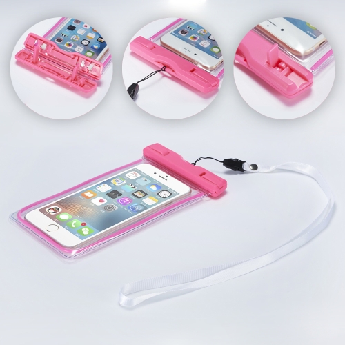 

Waterproof Underwater Fluorescent Pouch Dry Bag Case Cover for 4-6" iPhone Cell Phone Touchscreen