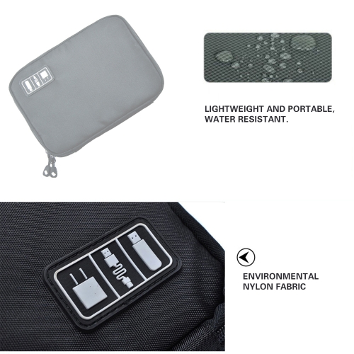 

Portable Zipper Travel Storage Bag Organizers Mini Hard Drive Earphone Cables USB Flash Drives Phone Charge Case for Electronic Ac