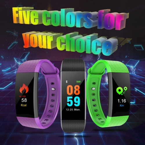 

Smart Band Bracelet Watch Wristband Fitness Tracker BT 4.0 Android iOS Compatibility 0.96in OLED Touch Screen Black