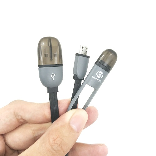 

Apple Android Two-in-one Data Line 1m Basket Data Cable