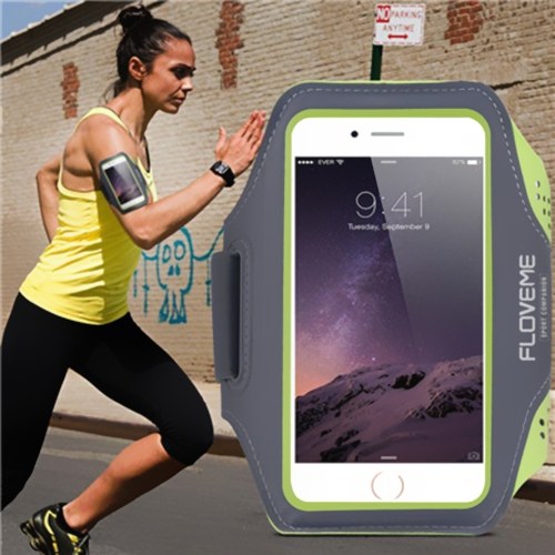 

FLOVEME Sport Armband Phone Case for iPhone 6/6S/7 Outdoor Water-resistant Running Fitness Adjustable Belt with Key Slot
