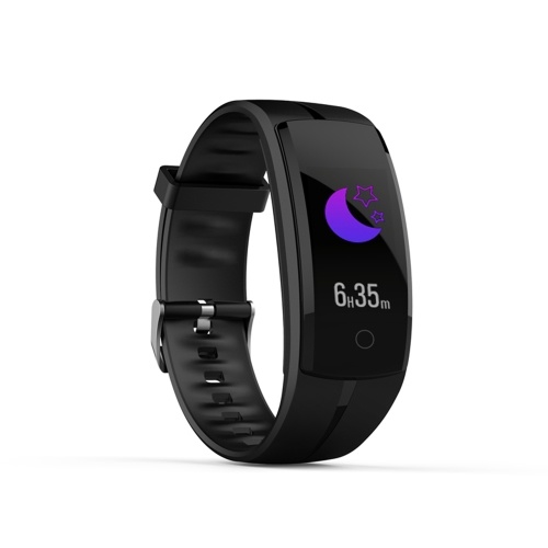 HD цветной экран Smart Wristband QS100 Мульти-спортивный режим Контроль кислородного давления Мониторинг кислорода Whatsapp Information Push Watch