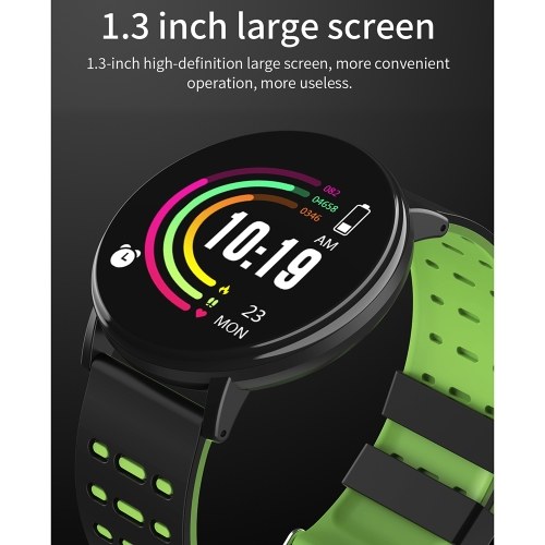 Y19 Schermo intelligente a colori per orologi BT Sports IP68 Impermeabile Passi per orologio Conteggio della pressione sanguigna Monitoraggio della frequenza cardiaca Orologio fitness