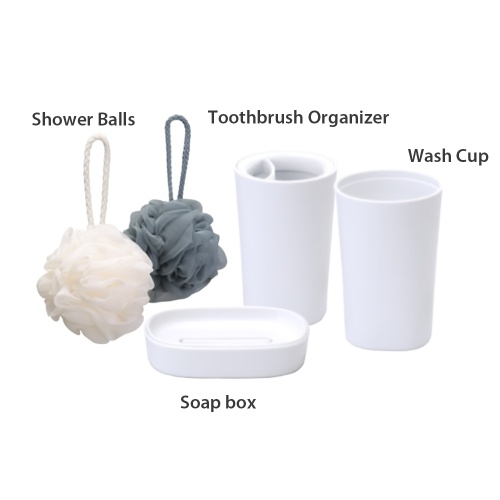 

QUANGE Wash Cup Toothbrush and Tooth Paste Organizer Soap box from Xiaomi Youpin