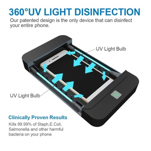 

Anti-Virus UV Cell Phone Sterilizer