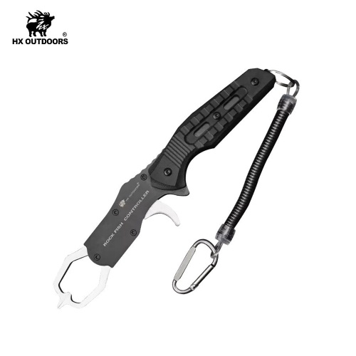 HX OUTDOORS Fish Lip Gripper Aluminum Alloy Fish Holder Fish Grabber Fishing Grip Tool Fishing Gifts for Men Fishing Gear