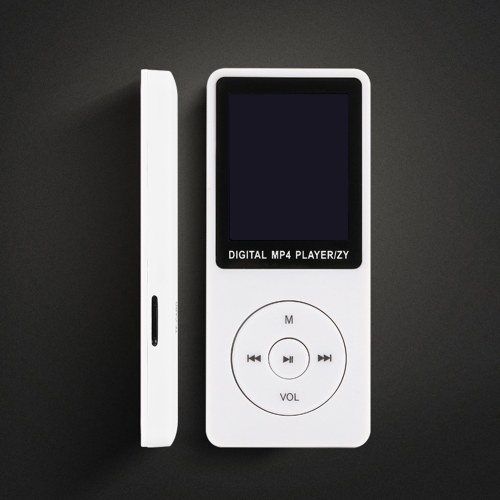 Leitor de música MP3 portátil: 64GB de armazenamento, tela de 1,8 polegadas, rádio FM, gravador de voz