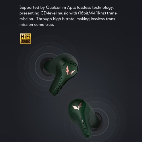Mifo FiiTii HiFiDots aptX Lossless Wirless Earbuds BT 5.3 Adaptive Active Noise Cancelling Earbuds 