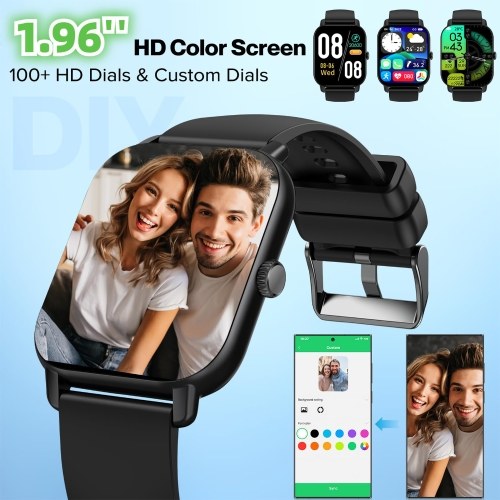 QX5 1.96inch 240x282px Full-screen Touch Smart Watch  Health Monitoring Sleep Monitor Watch 