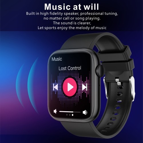 QX7 1.85-inch 240 x 280 Pixels Full-screen Touch Smart Watch Health Monitor Watch 
