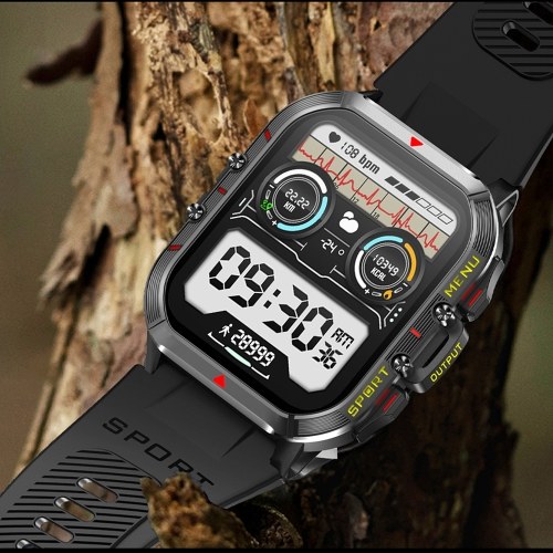 LIVLOV T21 Sports Smartwatch 1.96-in BT Call Mens Smart Watch 