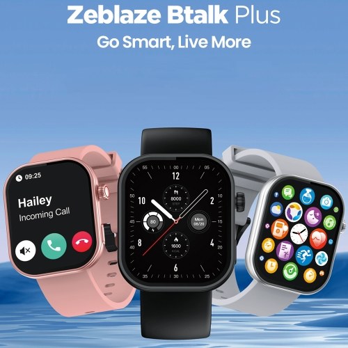 Zeblaze Btalk Plus Smart Watch 2.03-in HD Color Display Bluetooth Phone Calls 