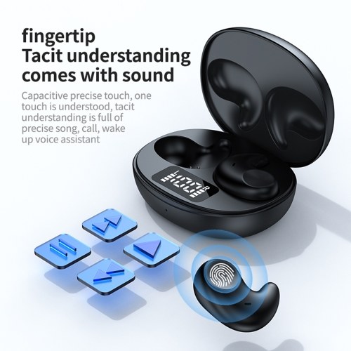 SM02 Wireless Earbuds - In-Ear Headphone, BT Earphones, Sport Earbuds for Music, Game, Call 
