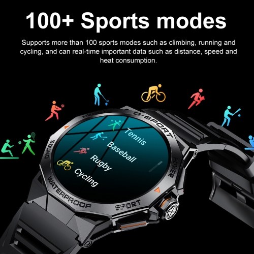 K62 Smart Bracelet Sports Watch: 1.43-Inch AMOLED Screen Fitness Tracker 