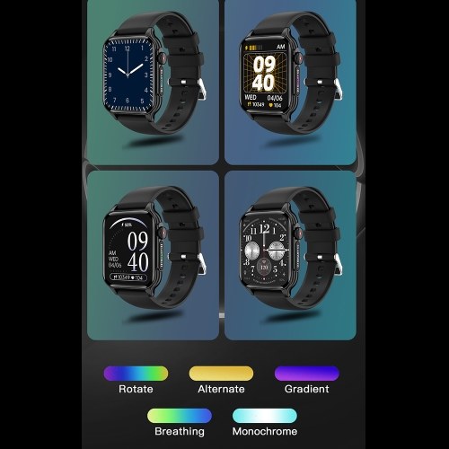 P6 Multifunctional Smart Watch: 1.96-inch High-Resolution Display, BT Call, IP67 Waterproof, Fitness & Health Tracker 