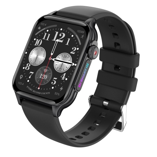 P6 Multifunctional Smart Watch: 1.96-inch High-Resolution Display, BT Call, IP67 Waterproof, Fitness & Health Tracker 