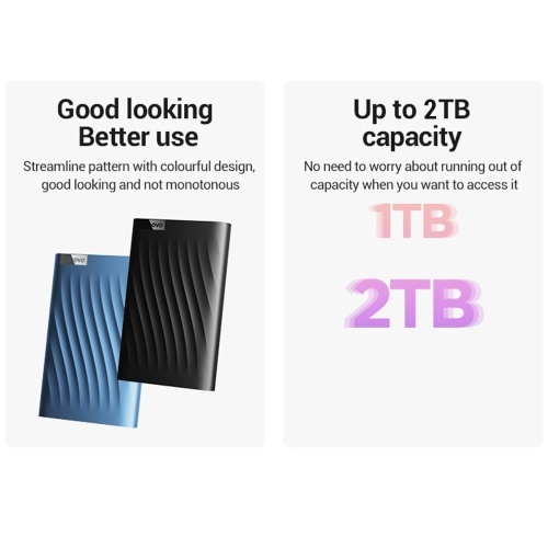 Lenovo F309 Lite Portable Hard Drive SSD - Ultra-Fast, High-Capacity Mobile Storage Solution 