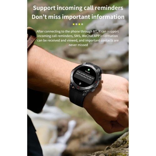LOKMAT ZEUS 7 PRO Smart Bracelet Sports Watch - 1.43-Inch AMOLED FullTouch Screen Fitness Tracker 