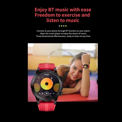 LOKMAT ZEUS 7 PRO Smart Bracelet Sports Watch - 1.43-Inch AMOLED FullTouch Screen Fitness Tracker 