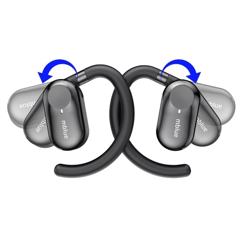 mblue H06 Open Ear Headphones ENC Cancelamento de Ruído Fones de Ouvido Sem Fio