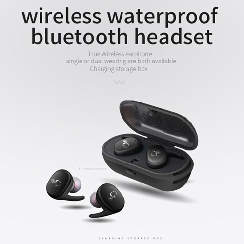 

JH-S9100 Touch Control Mini Twins Earbuds TWS Earphone Waterproof BT Headset Handsfree with Charging Box for Smartphone