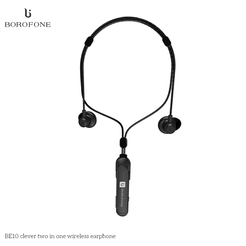 

BOROFONE BE10 BT Наушники 2 в 1 Беспроводная проводная гарнитура Металлические наушники Инновационные спортивные наушники для iPhone X 8 Samsung SONY Smartphone