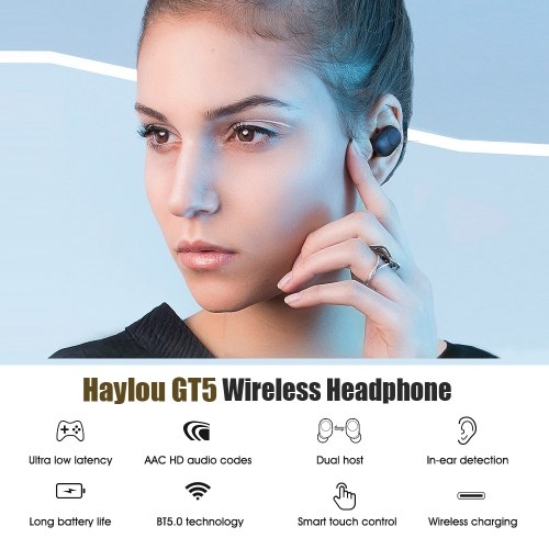 

Haylou GT5 True Wireless Earbuds BT 5.0 Headphones with Touch Control