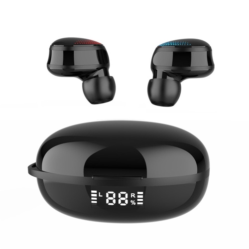 

K1 TWS In-Ear BT Earphones with Stereo Sound Touch Control Sport Earbuds LED-Digital Display Hands-Free Call Headsets with MIC Compatible with iOS Android
