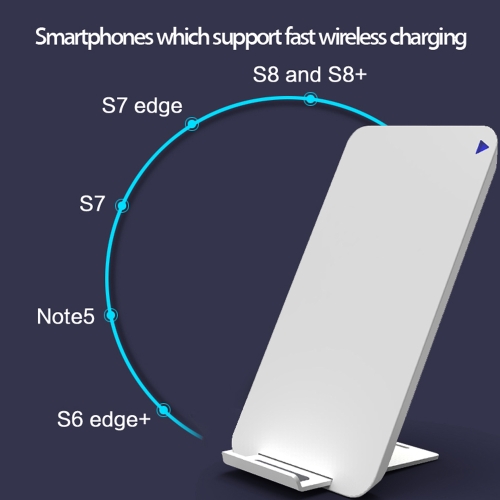 

Qi Standard Wireless Charging Stand with Vents Fast Dual-coil Phone Wireless Charger for iPhone 8 iPhone X Samsung Galaxy S8 Note 8