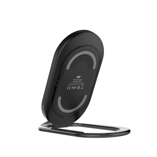 Caricabatterie wireless ICONFLANG X5 MAX Caricabatterie senza fili di ricarica Qi 10W Supporto caricatore wireless Dual Coil Qi per iPhone 8 10 X Samsung Note 8 Telefono Caricatore rapido Pad Dock Station