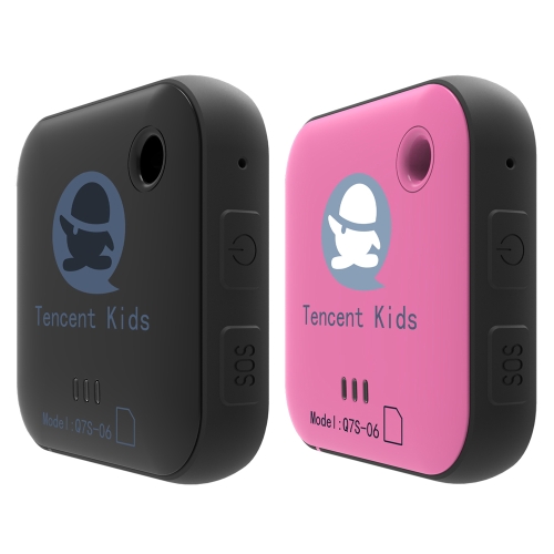 

Tencent Kids Locator Q7S-06 Портативный мини-трекер GPS SOS Кнопка GEO-Fence Alarm GPS LBS WiFi 3 способа точного позиционирования