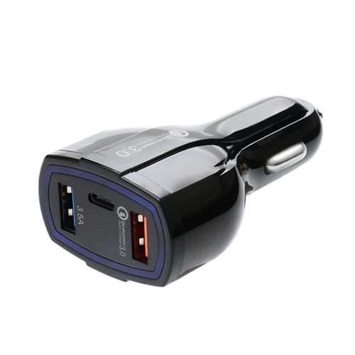 

Quick Car Charger With 2 USB Ports Type-C