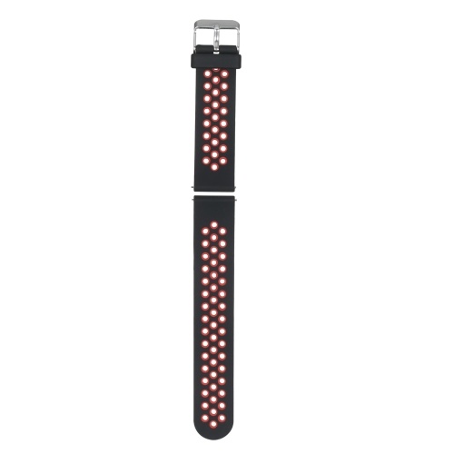 

20mm Watch Band Soft Silicone Quick-Release Strap with Buckle Breathable Watchband Wristband Compatible wit 20mm Smart/Traditional Watch