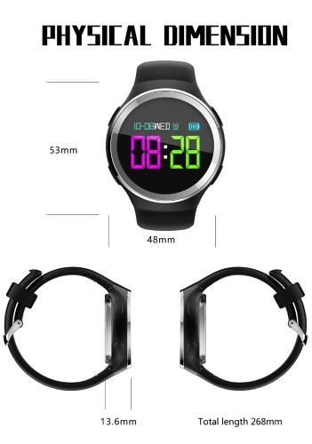 

N69 Smart Band Smart Bracelet Smart Watch Heart Rate Blood Pressure Sleep Monitor Intelligent Reminder Sports Tracker Call Reject Messages Color Screen Large Battery