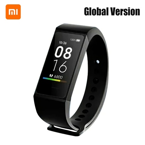 Versión global Xiaomi Mi Band 4C Smartband Heart Rate Fitness Tracker Pantalla a color de 1.08 pulgadas BT5.0 Carga USB Pulsera inteligente a prueba de agua Pulsera inteligente