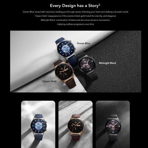 

HONOR Watch GS 3 MUS-B19 1.43-inch 3D AMOLED Curved Screen Fitness Tracker Smart Watch