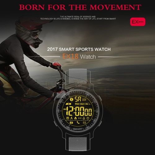 

EX18 Sports Smart Watch BT 4.0 for iPhone 8/8 Plus iPhone X and Other Phones