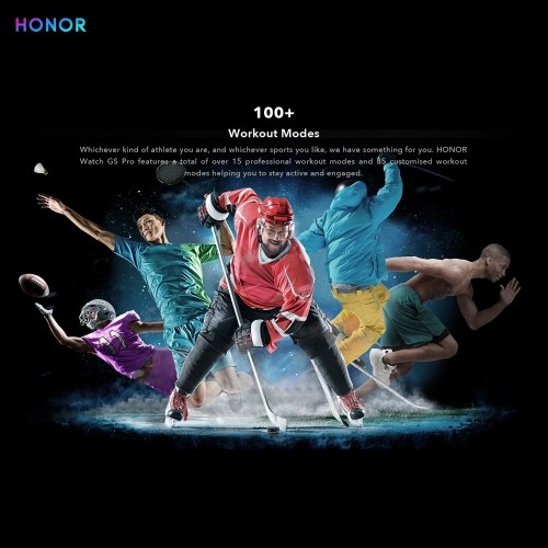 

HONOR Watch GS Pro Rugged Outdoor Smartwatch with GPS 5ATM Waterproof Sports Watch