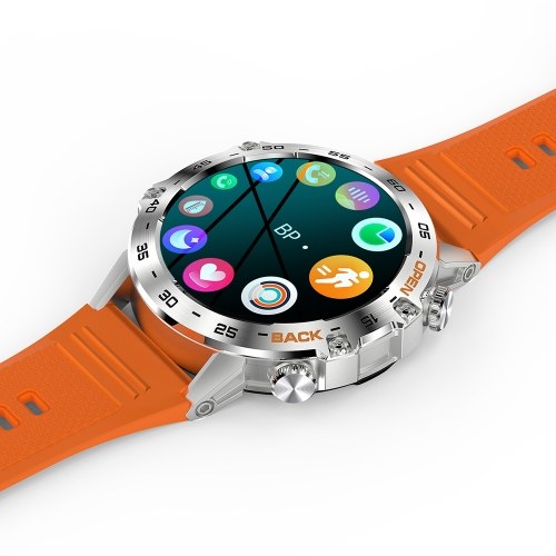 K52 Smart Watch with BT Call for Android/iOS 1.39-inch Large IPS Screen Smartwatch 
