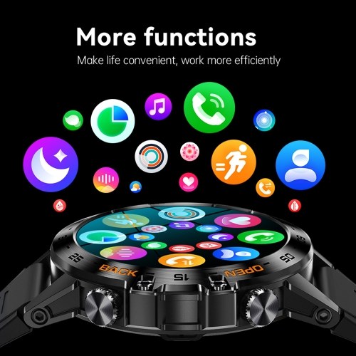 K52 Smart Watch with BT Call for Android/iOS 1.39-inch Large IPS Screen Smartwatch 
