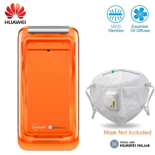 Ansbabe Phone Disinfection Wireless Charger 2 in 1 Phone Sanitizer For Face Mask Phone Watches Smart UV ANS-ZY-C-001