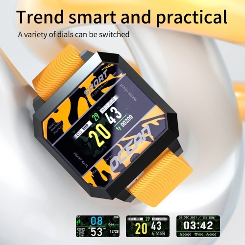 

LOKMAT OCEAN 2 0.96-inch TFT Single-Touch Screen Anti-fatigue Sports Smart Watch