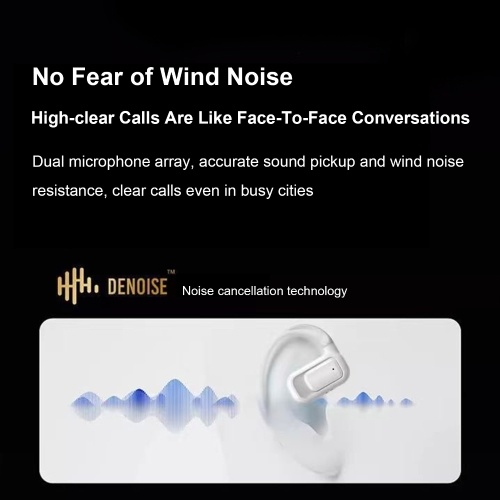 BL02 Smart Translator Earbuds Wireless BT 5.3 Ear-Hook Headphone