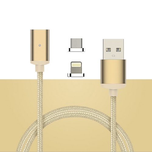 

3 в 1 магнитный USB-адаптер Зарядные данные для Micro-USB Type-C iOS для iPhone Универсальный плетеный магнитный кабель для передачи данных