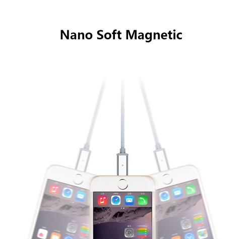 

3 in 1 Magnetic USB Adapter Charging Data for Micro-USB Type-C iOS for iPhone Universal Braided Magnetic Data Cable