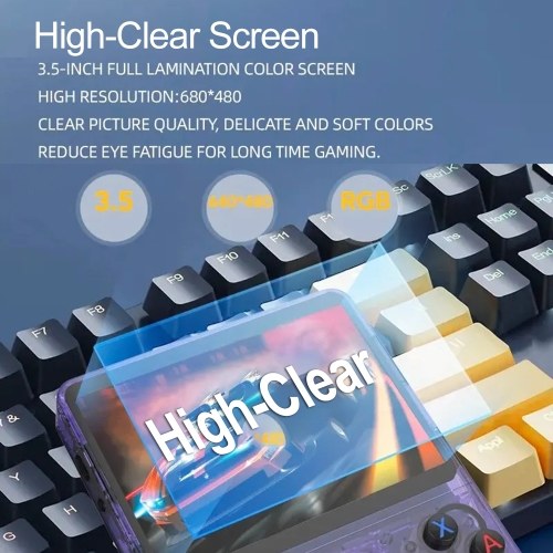NEW R36S Handheld Game Console 3.5-inch IPS 640x480 High-clear Screen with OTG Interface Game Console 