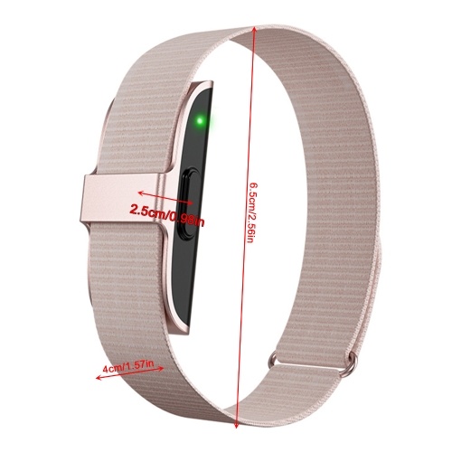 Smart Health Wristband Wearable Activity Fitness Trackers with Multi-Sport Mode Waterproof Screenless Bracelet with Magnetic Charging Base
